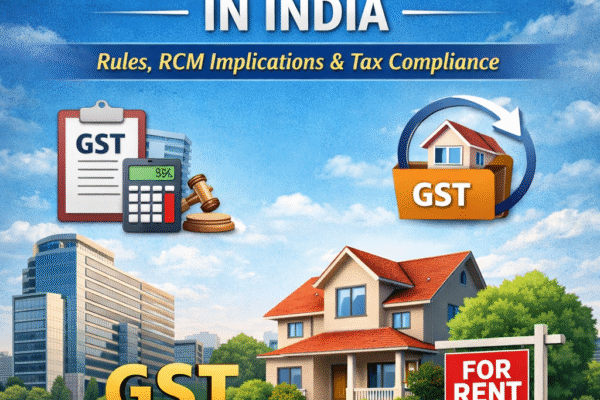 GST on Renting of Immovable Property in India: Latest Rules, RCM Implications & Compliance Guide (2026).
