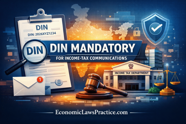 DIN Mandatory for Income-tax Communications: CBDT Circular No. 4/2026 Explaine - Complete Guide for Taxpayers & Professionals.