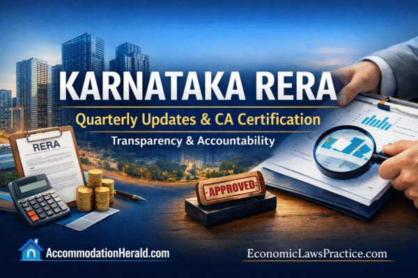 Karnataka RERA Quarterly Updates & CA Certification: A New Era of Transparency, Accountability, and Professional Responsibility.