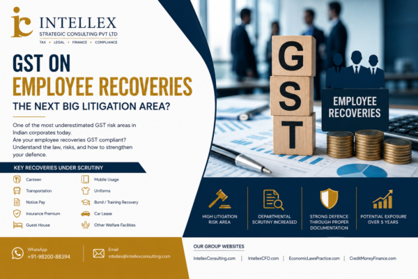 GST on Employee Recoveries Under GST in India: The Emerging Litigation Minefield for Corporates.