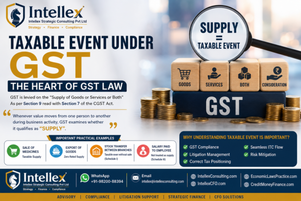 Taxable Event Under GST: Understanding “Supply” - The Heart of GST Law in India.