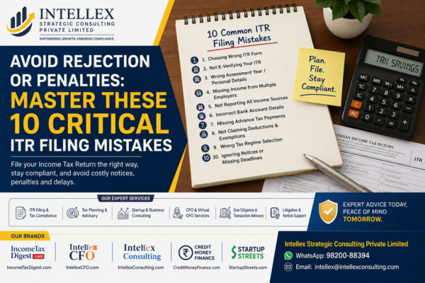 Avoid Rejection or Penalties: Master These 10 Critical ITR Filing Mistakes for AY 2025-26.