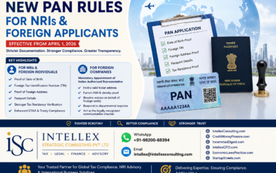 New PAN Rules for NRIs & Foreign Applicants from April 1, 2026: Enhanced Documentation, Tax Residency Verification & Compliance Requirements.