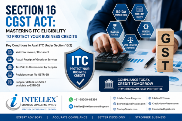 Section 16 of CGST Act: Mastering ITC Eligibility to Protect Your Business Credits and Avoid GST Disputes.